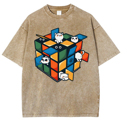 Rubikittens Vintage Distressed T-shirt