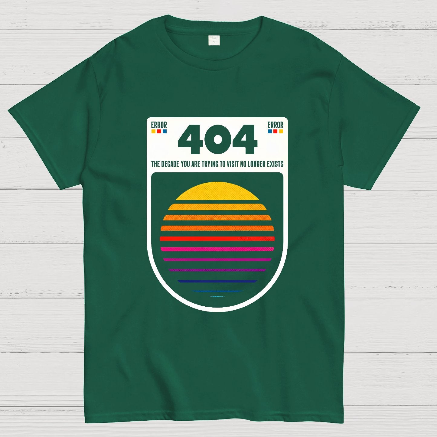404 Decade Not Found Geeky T-Shirt