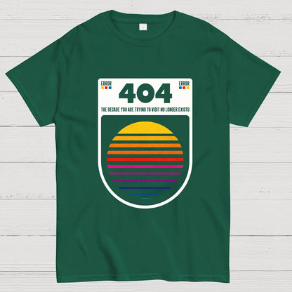 404 Decade Not Found Geeky T-Shirt