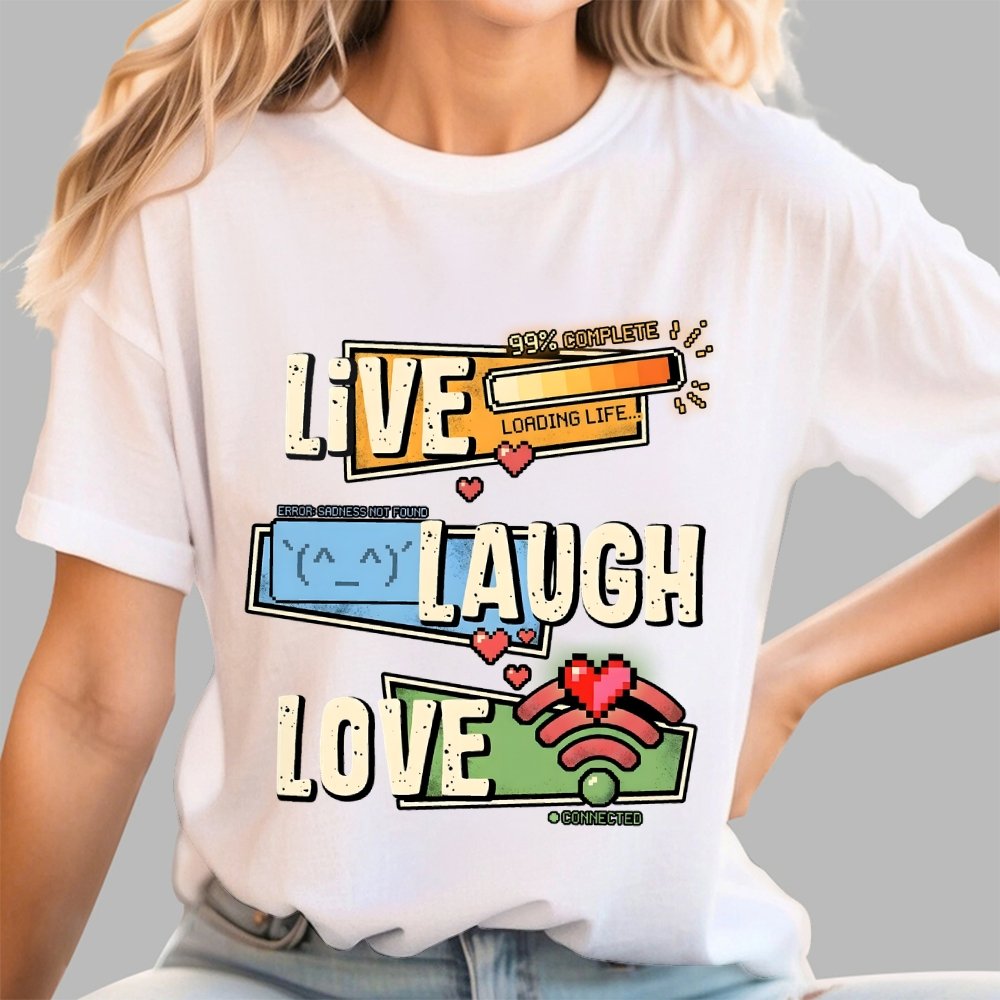 Live, Laugh, Love Geek T-Shirt