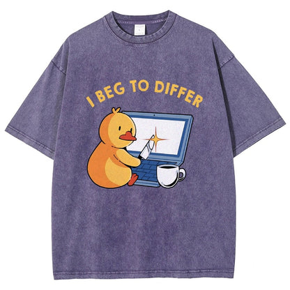 I Beg To Differ Vintage Distressed T-shirt