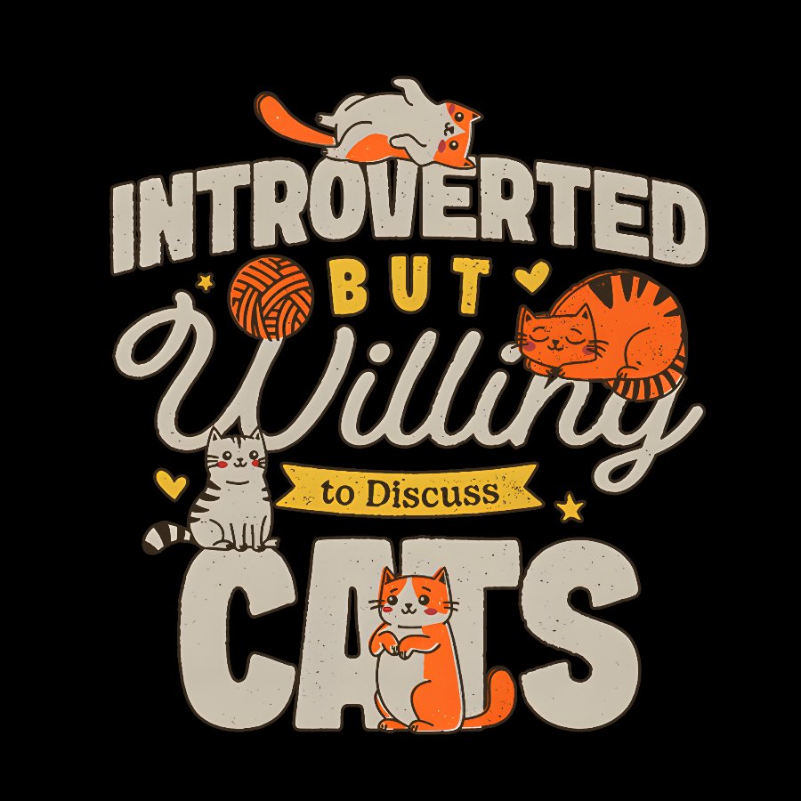 Willing to Discuss Cats Geek T-Shirt