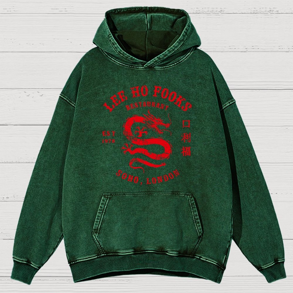 Lee Ho Fook Vintage Distressed Hoodie