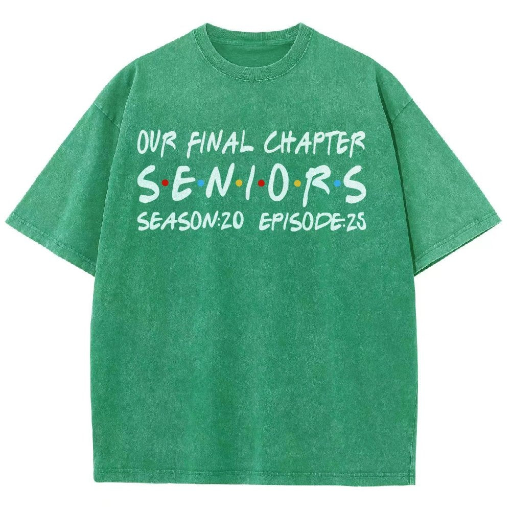 Our Final Chapter Seniors 2025 Vintage Distressed T-shirt