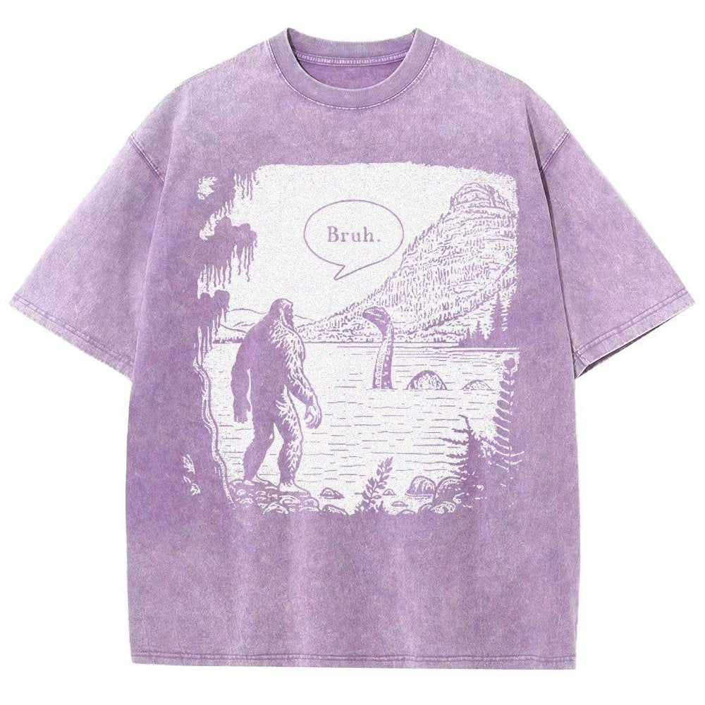 Bruh Vintage Distressed T-shirt