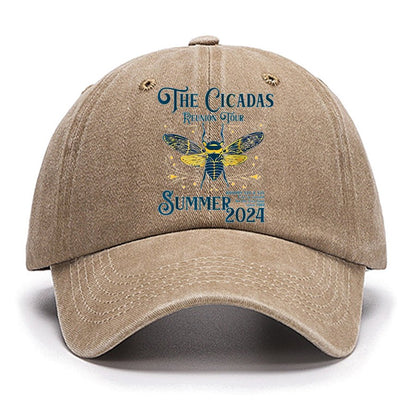 The Cicadas Reunion Tour Summer 2024 Cotton Hat
