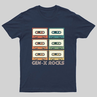 Retro Generation X - Gen X Raised On Hose Water And Neglect Geeky T-Shirt