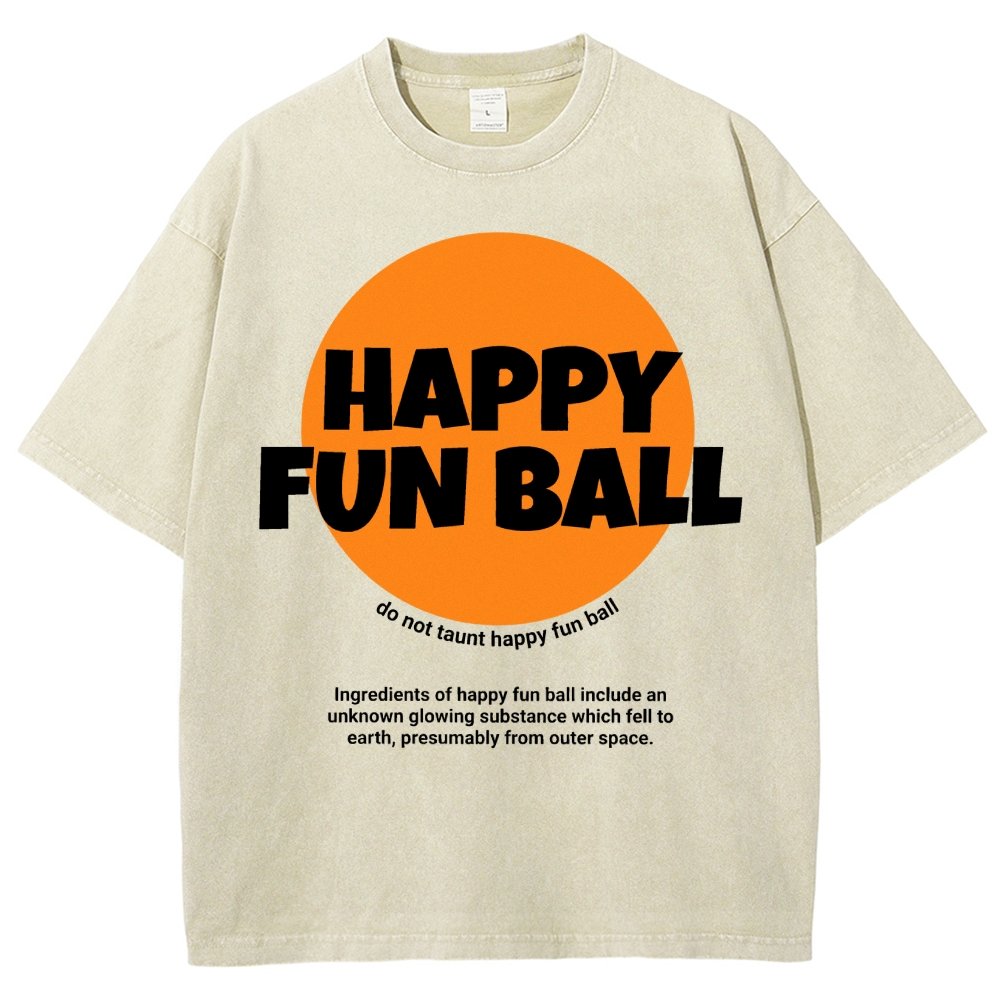 Happy Fun Ball Vintage Distressed T-shirt