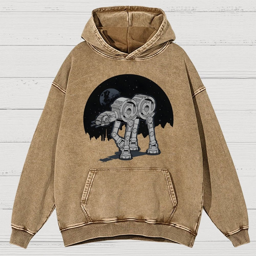 Ack…Ack… Vintage Distressed Hoodie