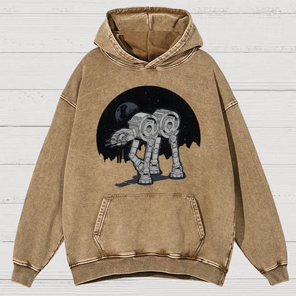 Ack…Ack… Vintage Distressed Hoodie
