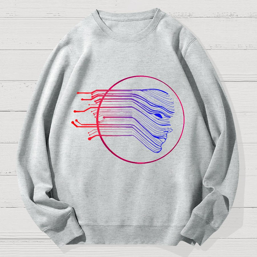 Artificial Intelligence Geek Cotton Sweatshirt