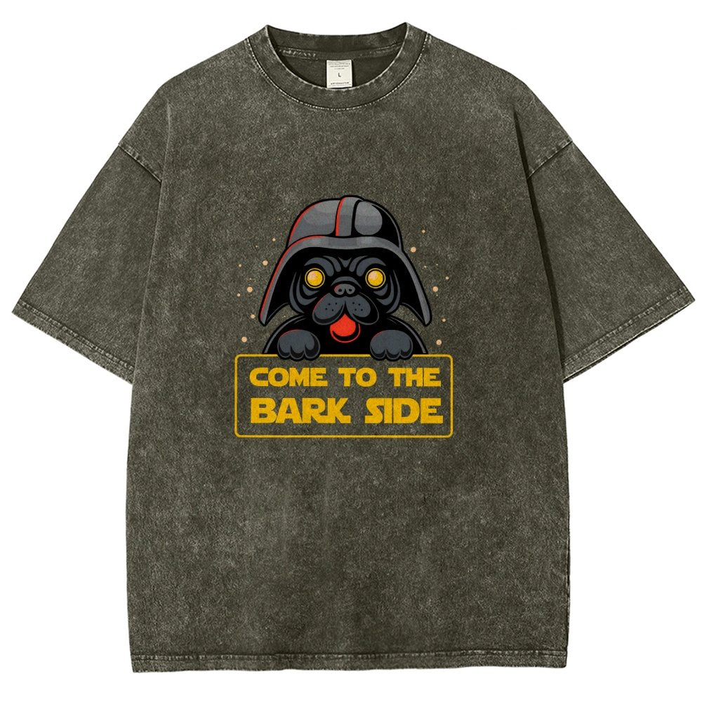 Come To The Bark Side Vintage Distressed T-shirt