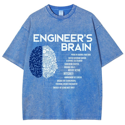 Funny Engineer Vintage Distressed T-shirt