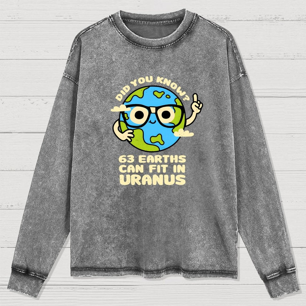 Uranus Washed Long Sleeve Tee