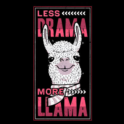 Less Drama More Llama Geek T-Shirt