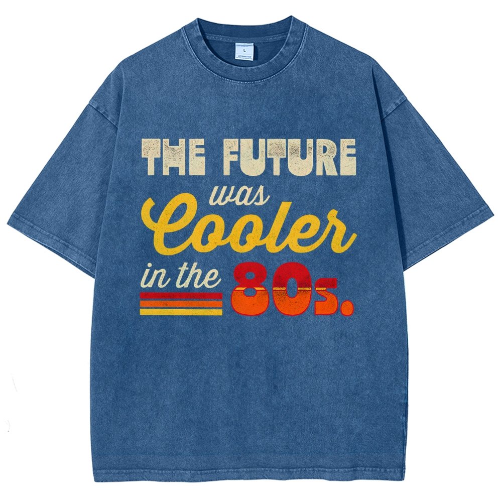 The Future Was Cooler In The Past Vintage Distressed T-shirt