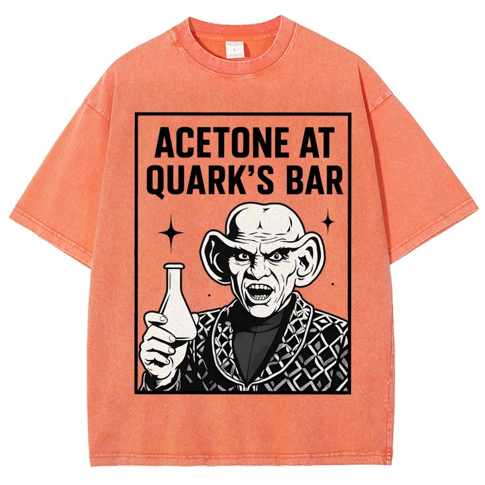ACETONE AT A SPACE BAR Vintage Distressed T-shirt