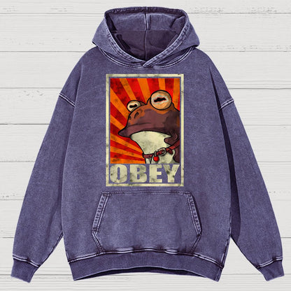 Obey Vintage Distressed Hoodie