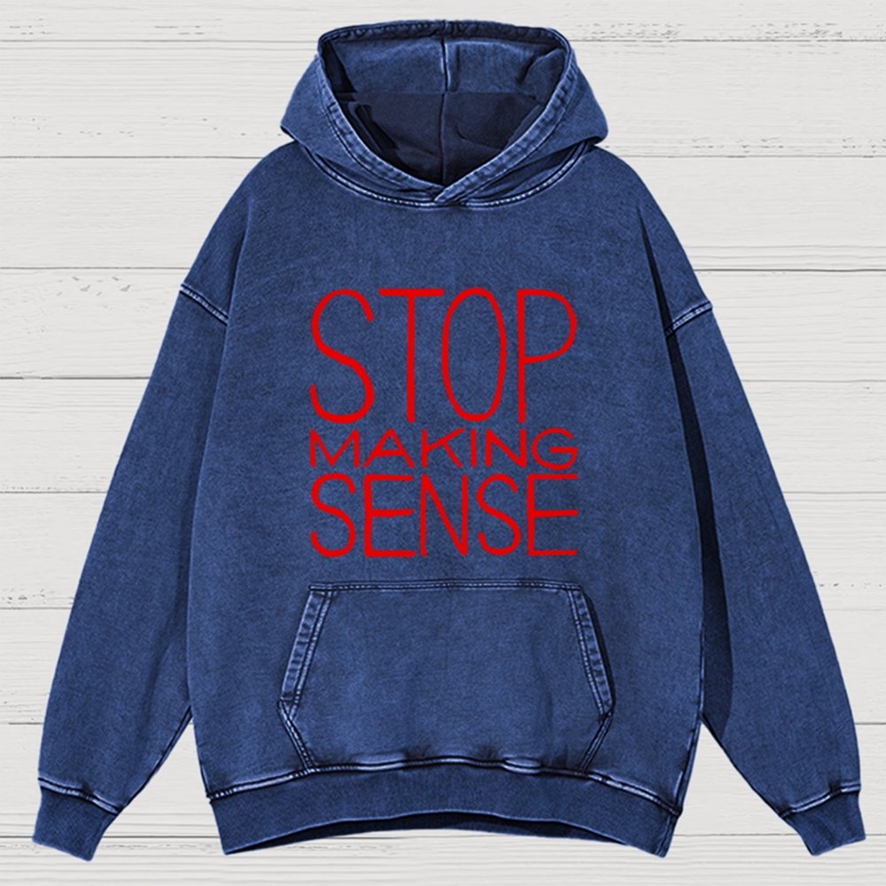 Stop Making Sense Vintage Distressed Hoodie