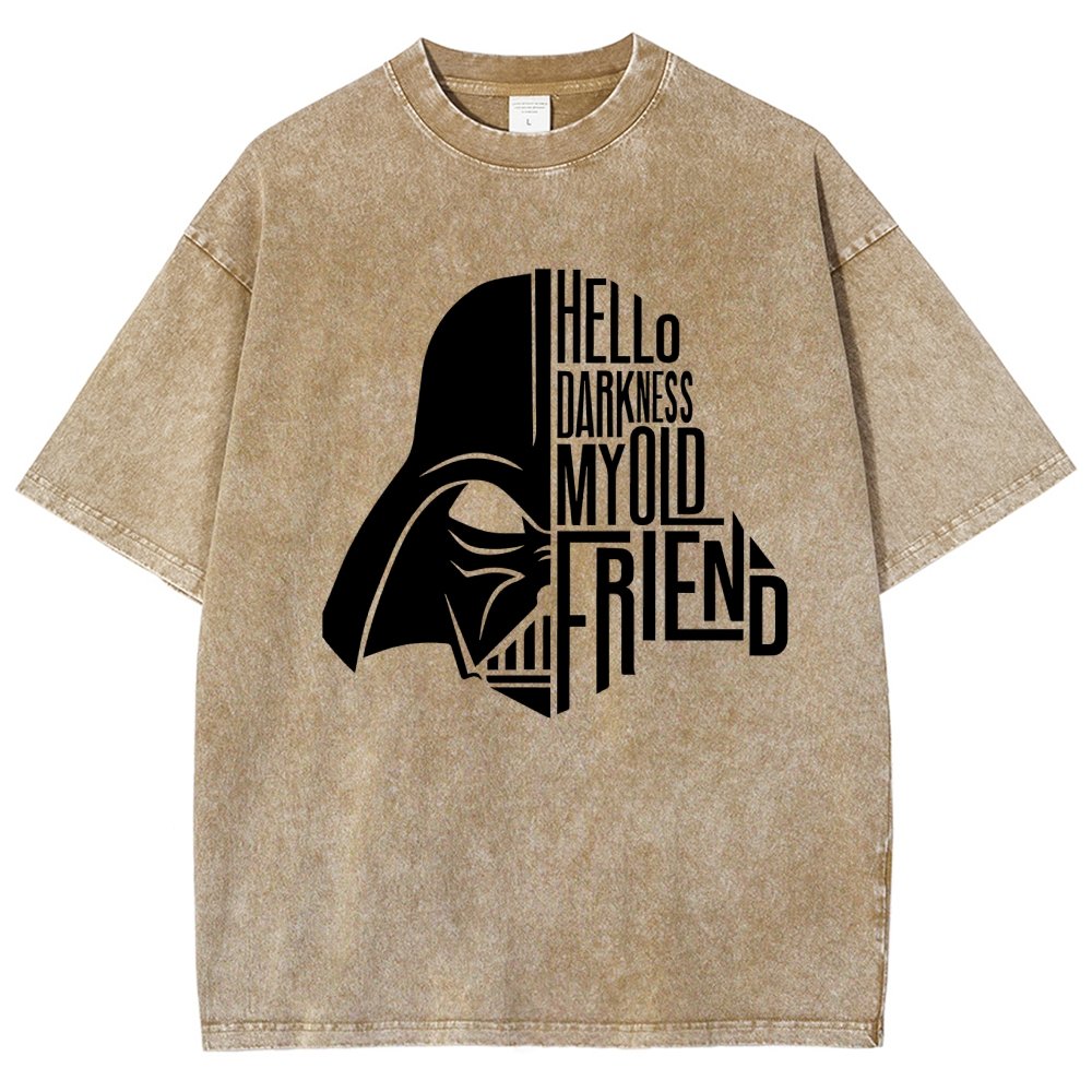 Hello Darkness My Old Friend Vintage Distressed T-shirt