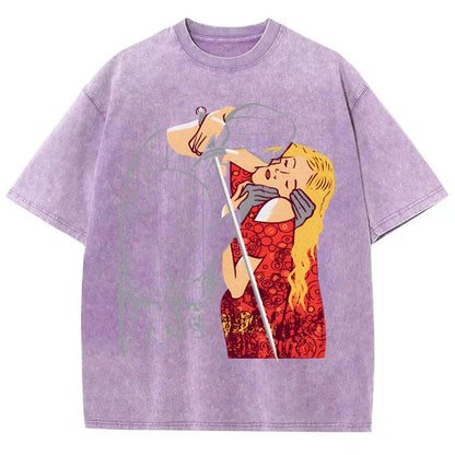 Valentine's Day.The Dread Pirate's Kiss Vintage Distressed T-shirt