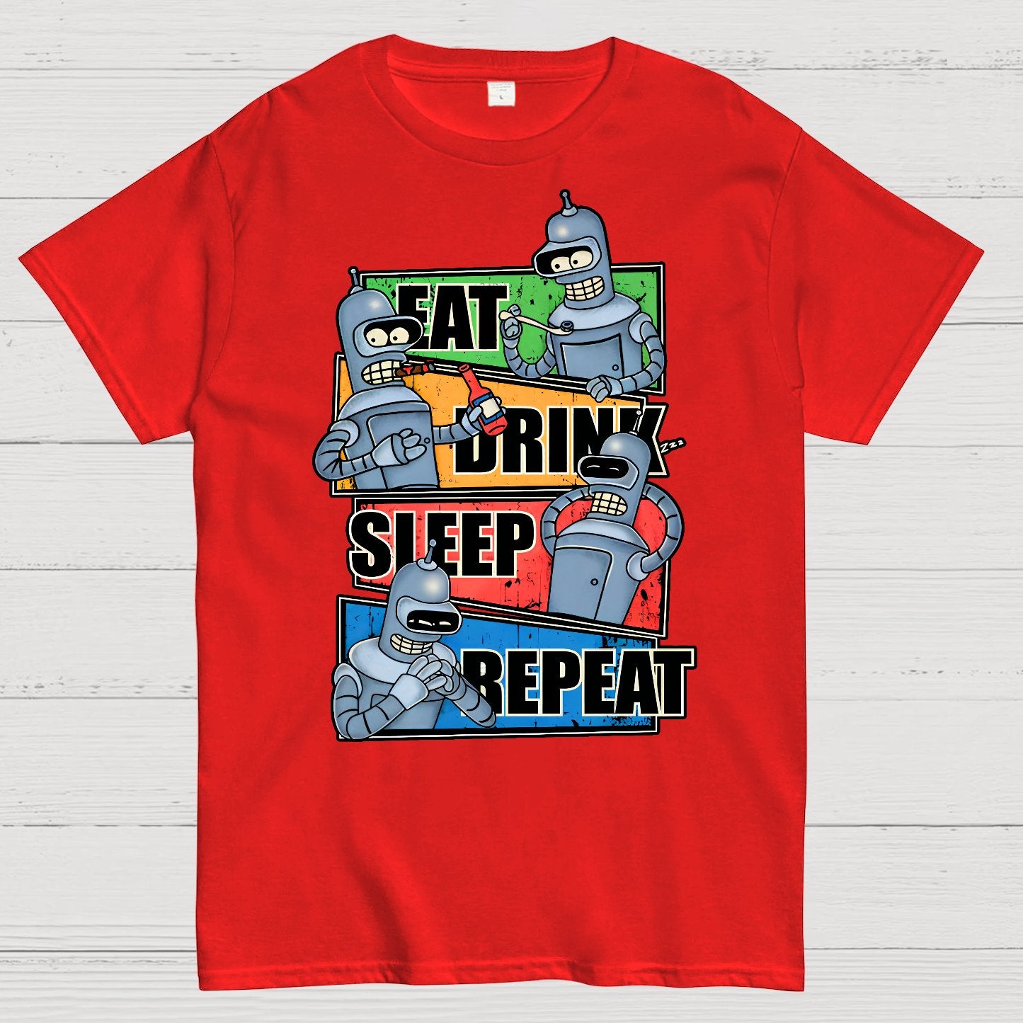 Eat Drink Sleep Repeat Geek T-Shirt