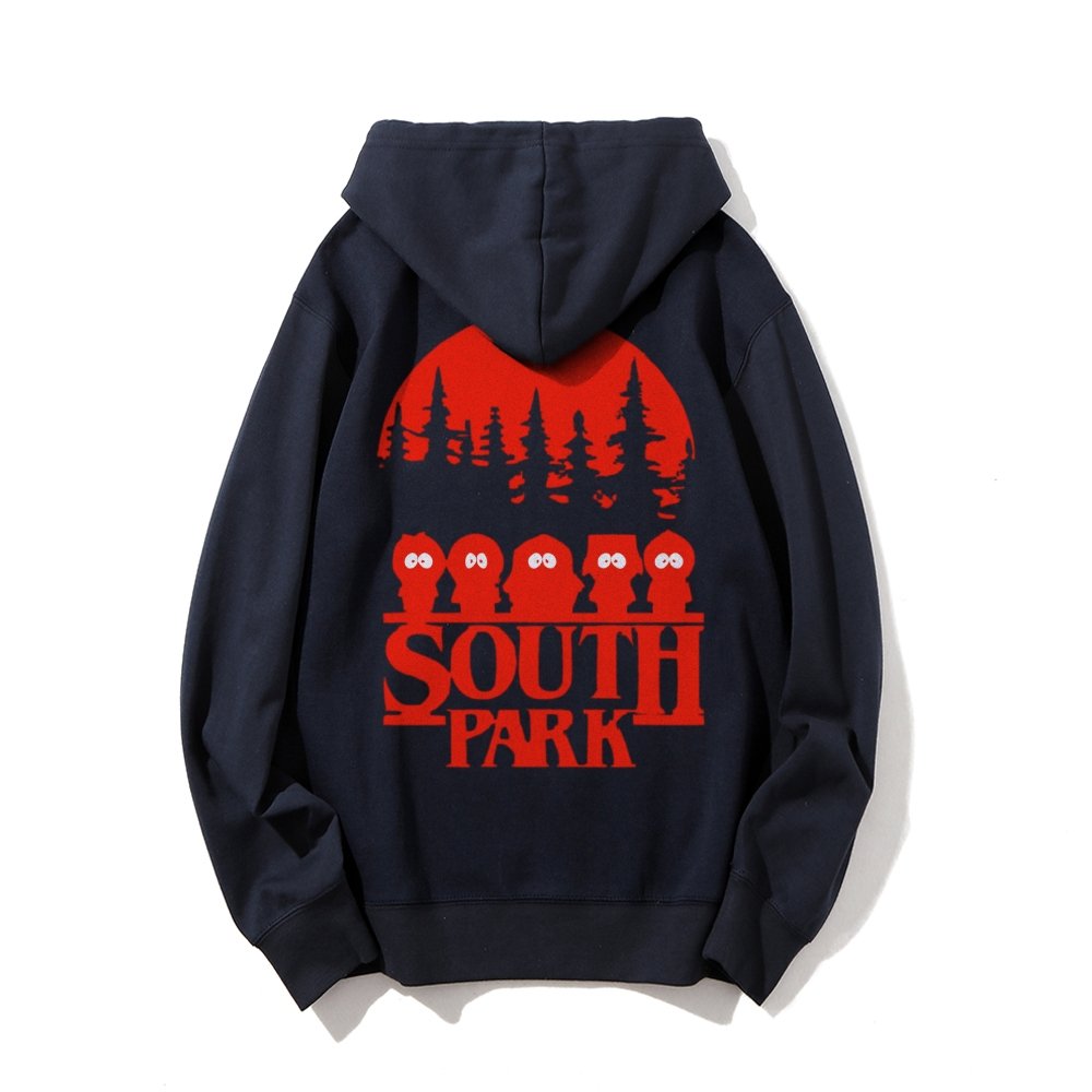 Stranger Park Inspired Art Printed Back Unisex Cotton Hoodie