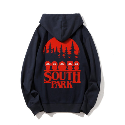 Stranger Park Inspired Art Printed Back Unisex Cotton Hoodie