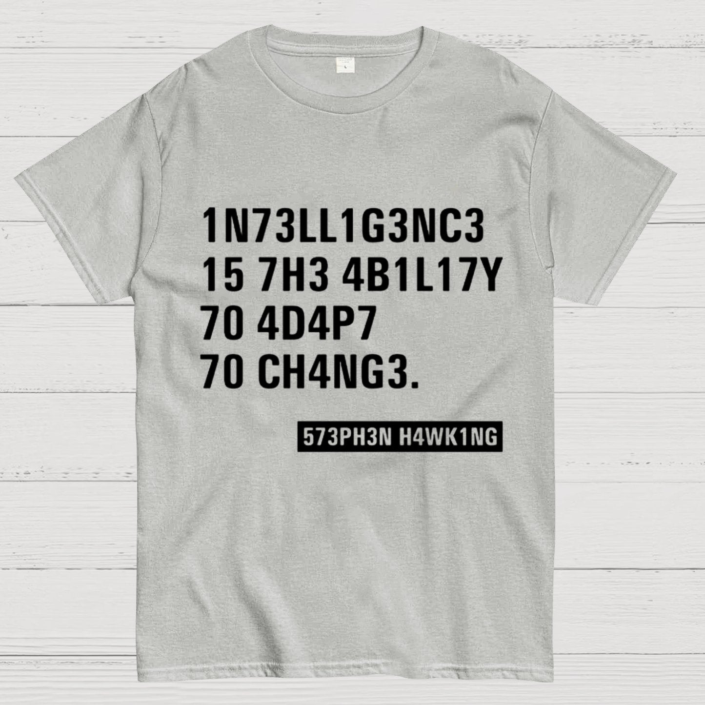 Intelligence - Famous Physicist Science Geeky T-Shirt