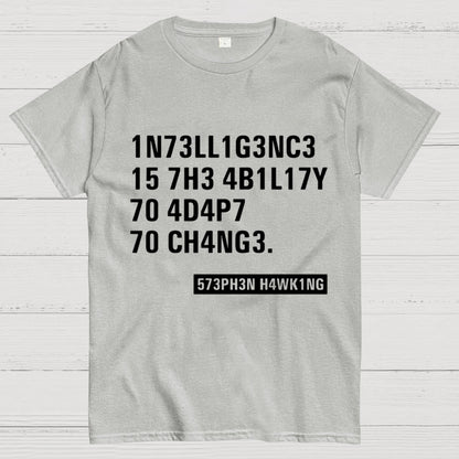 Intelligence - Famous Physicist Science Geeky T-Shirt