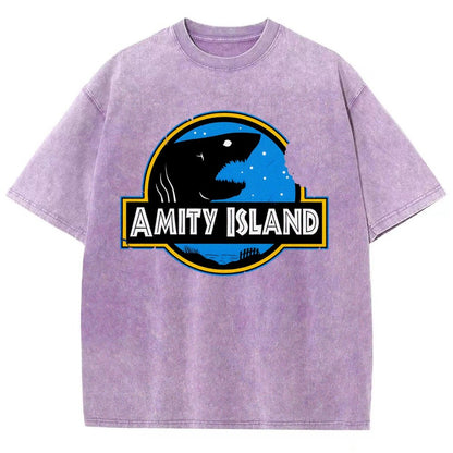 Seaside Town Vintage Distressed T-shirt