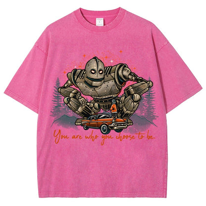 You Are Who You Choose To Be Vintage Distressed T-shirt