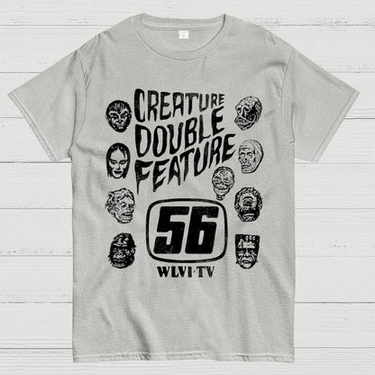 Creature Double Feature Classic Monsters Unisex Geek T-Shirt
