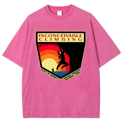 Inconceivable Climbing Vintage Distressed T-shirt
