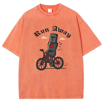 Run Away Vintage Distressed T-shirt