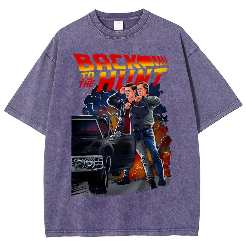 Back To The Hunt Vintage Distressed T-shirt