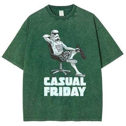 Casual Friday Vintage Distressed T-shirt