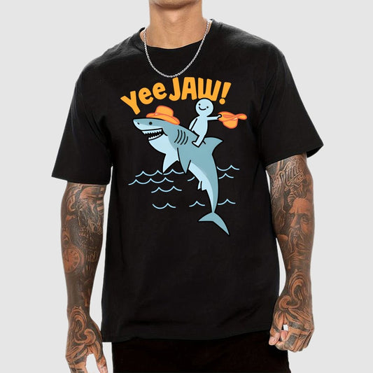 Yee Jaw! Shark Week Geek T-Shirt