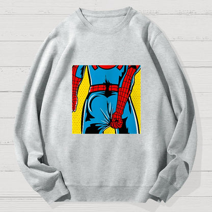 Funny Back Geek Cotton Sweatshirt