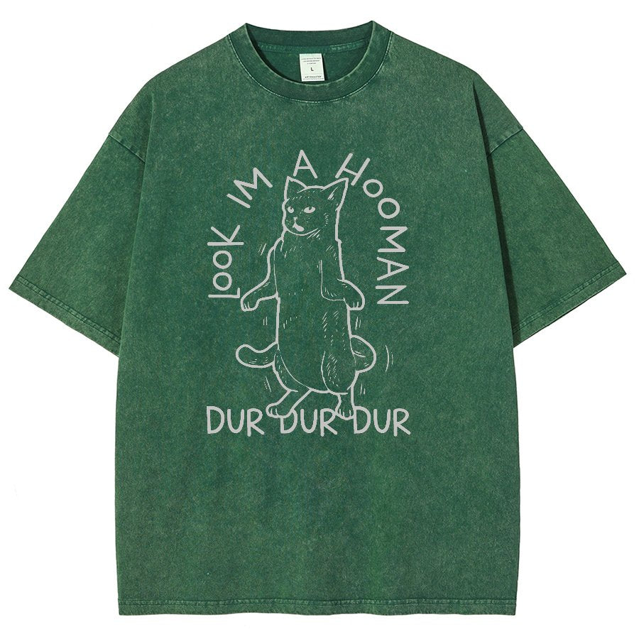 Look I'm a Hooman Vintage Distressed T-shirt