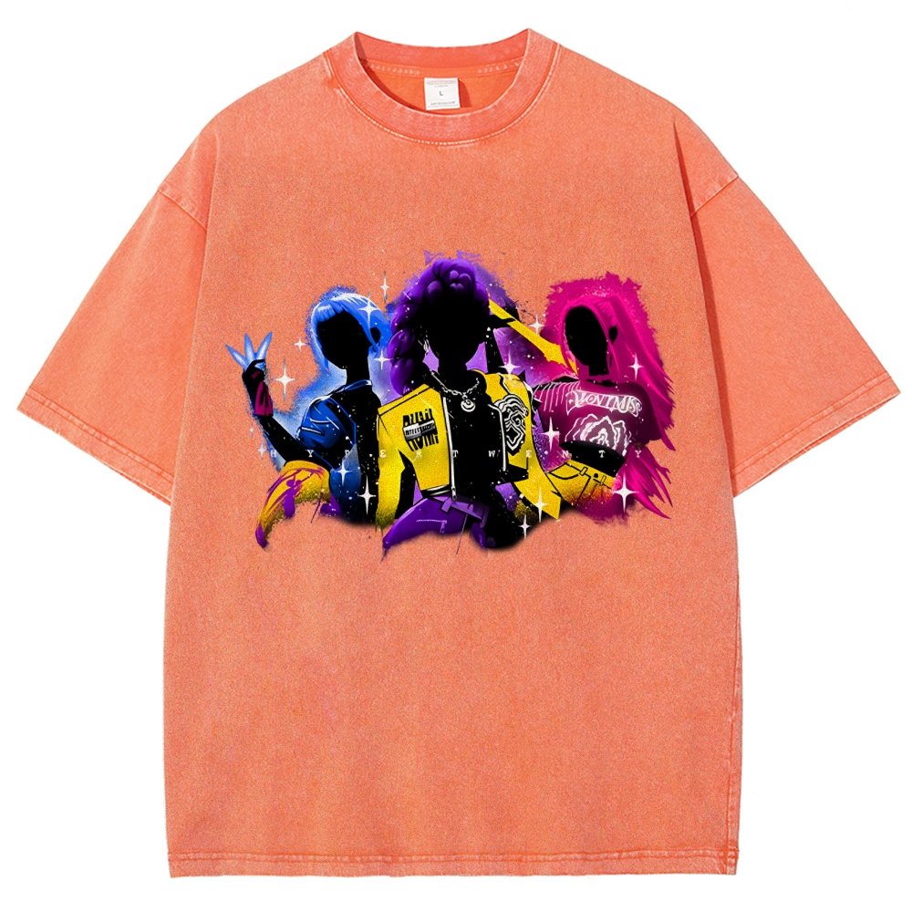 The Huntrix Vintage Distressed T-shirt