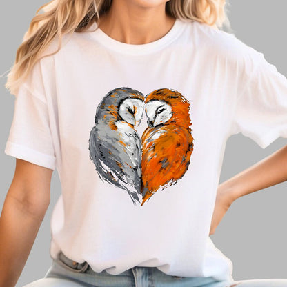 Owls In Love Geek T-Shirt