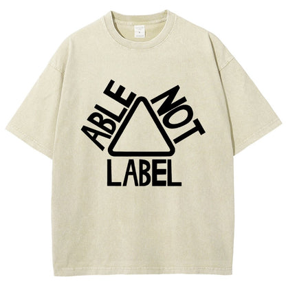 See the Able Not the Label Awareness Vintage Distressed T-shirt