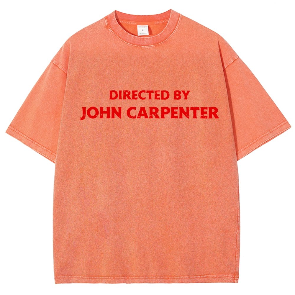 Directed by John Carpenter Vintage Distressed T-shirt