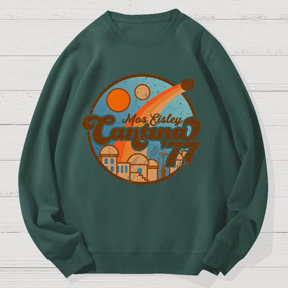 Vintage Hangout 77 Geek Cotton Sweatshirt