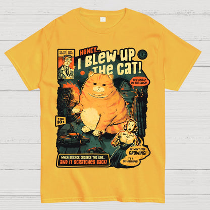 Honey I Blew Up The Cat Geek T-Shirt