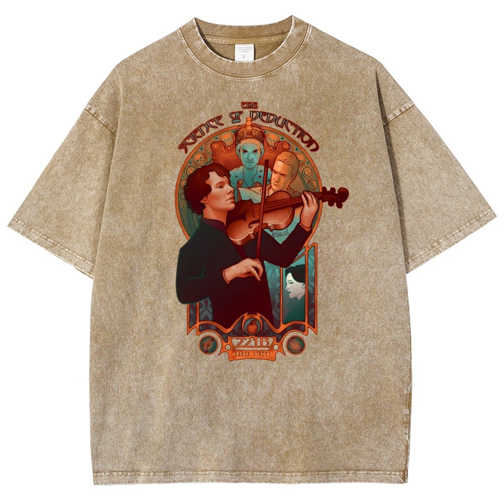 The Science of Deduction Vintage Distressed T-shirt