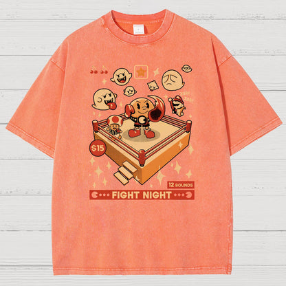 Retro Arcade Showdown Vintage Distressed T-shirt