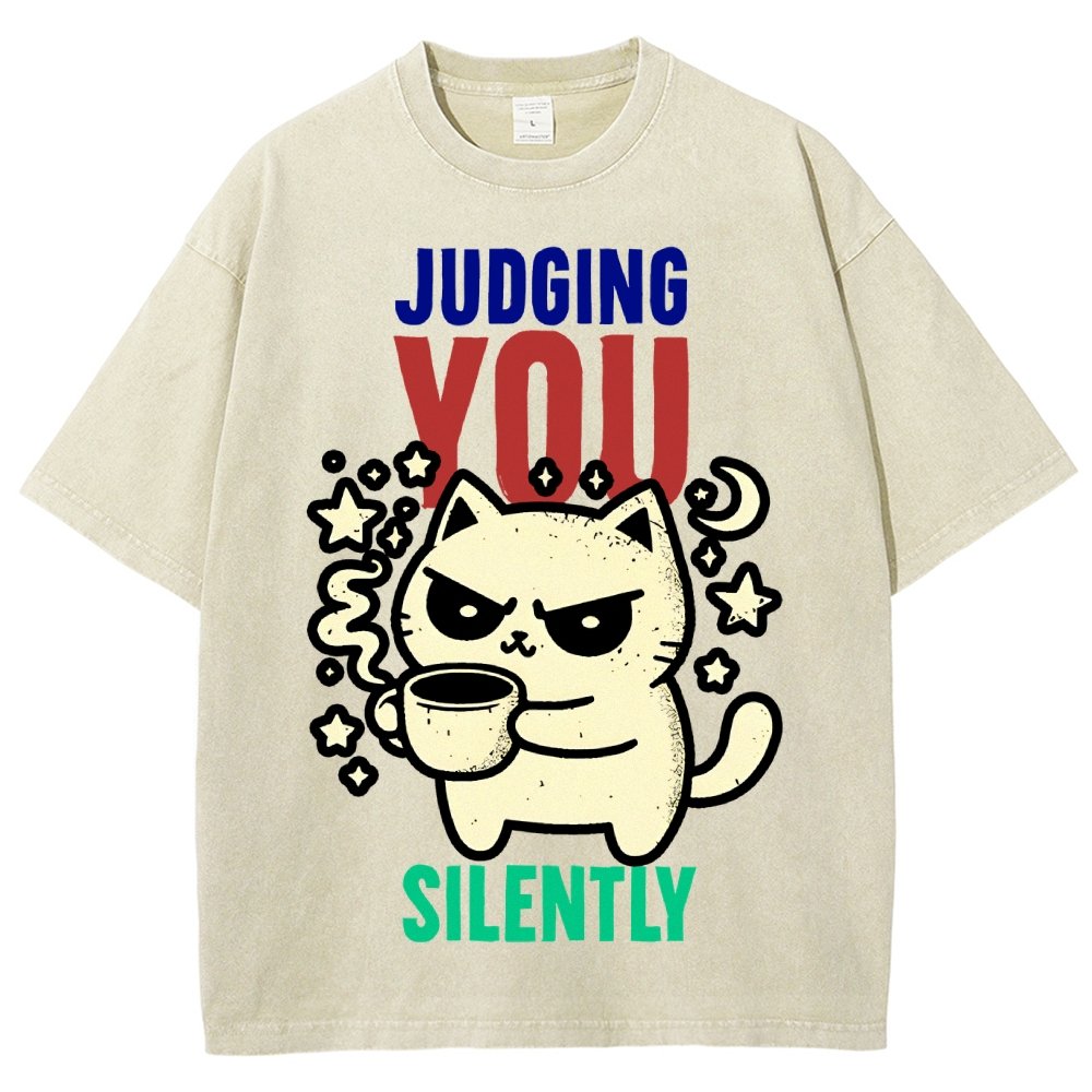Judging You Vintage Distressed T-shirt