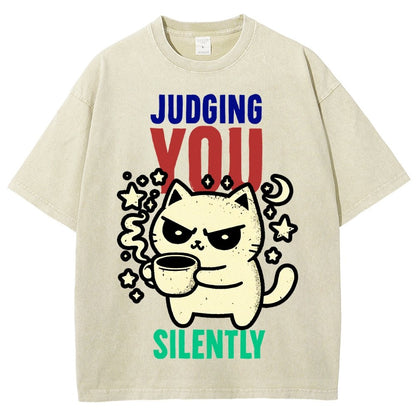 Judging You Vintage Distressed T-shirt